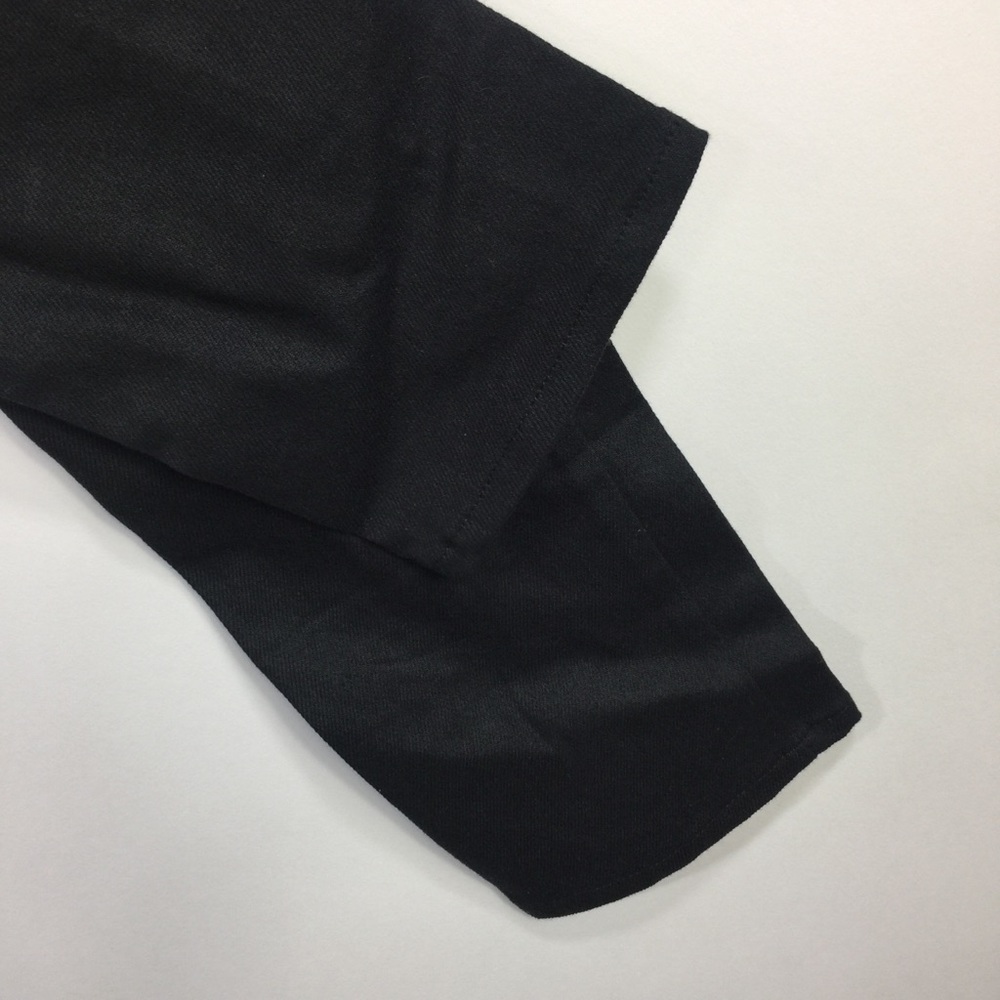 Helmut Lang Leather Panel Skinny Jeans Black 24 - Picture 14 of 16